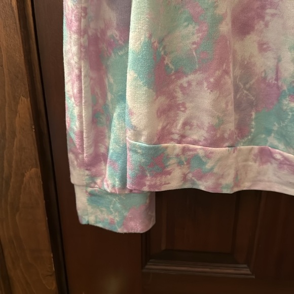 Pink Lily Tie Dye Long Sleeve Top - Picture 3 of 8